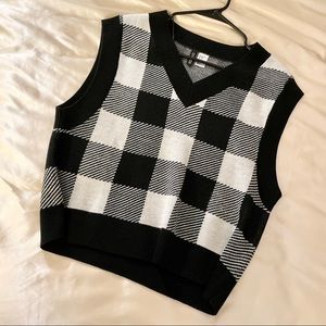 h&m oversized sweater vest